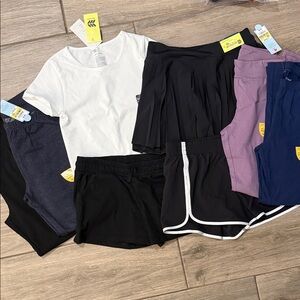 New All in Motion/Cat&Jack Clothing Bundle Sz Large 10/12